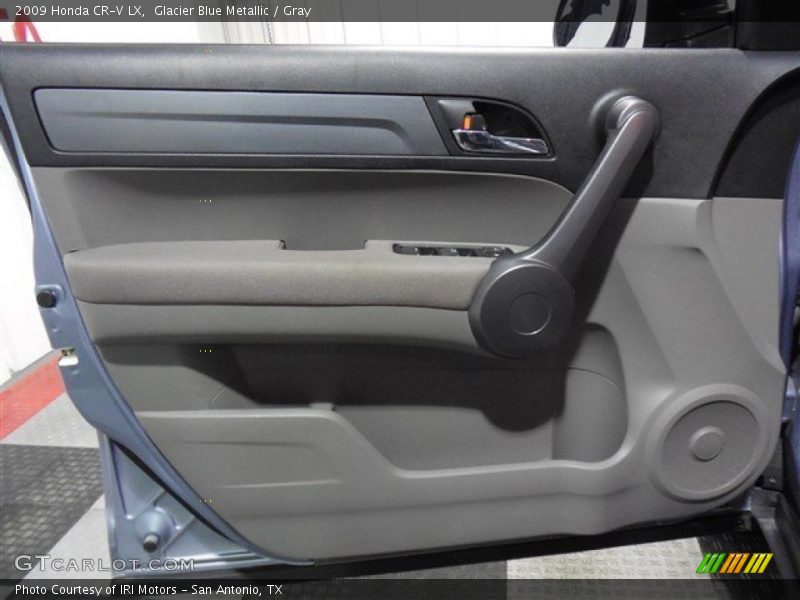 Glacier Blue Metallic / Gray 2009 Honda CR-V LX