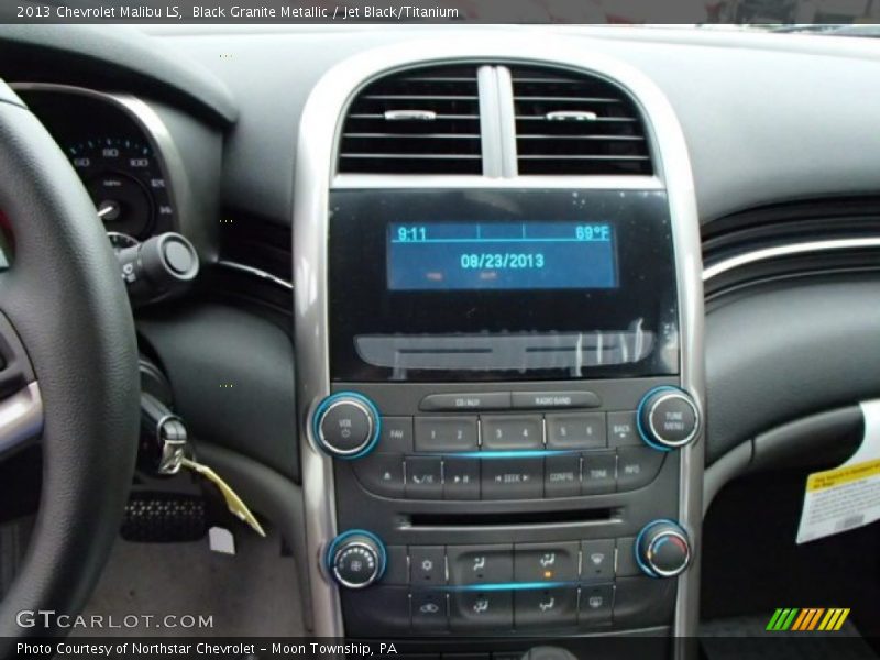 Black Granite Metallic / Jet Black/Titanium 2013 Chevrolet Malibu LS