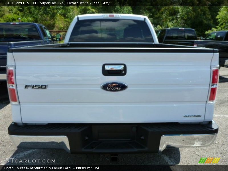 Oxford White / Steel Gray 2013 Ford F150 XLT SuperCab 4x4