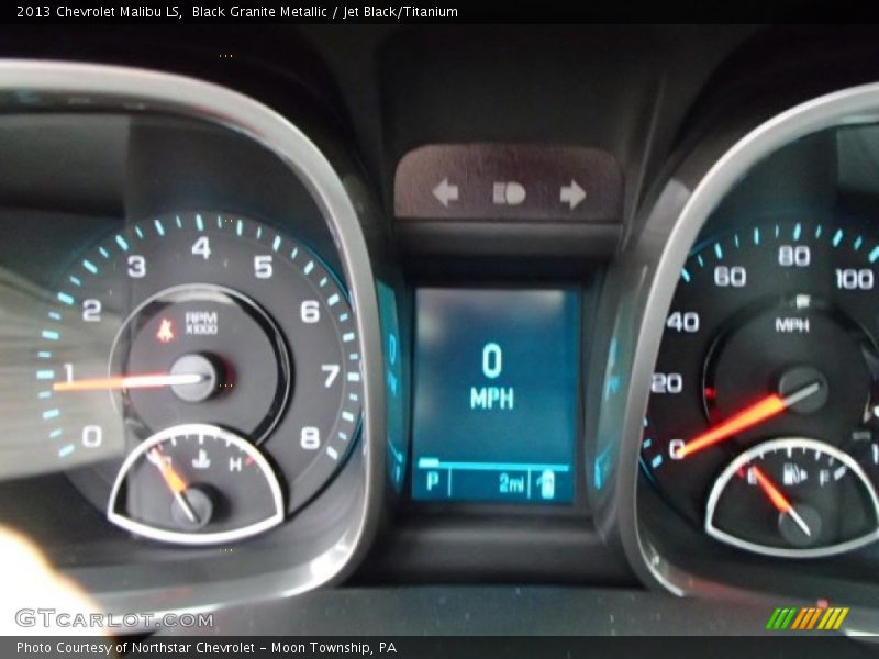 Black Granite Metallic / Jet Black/Titanium 2013 Chevrolet Malibu LS