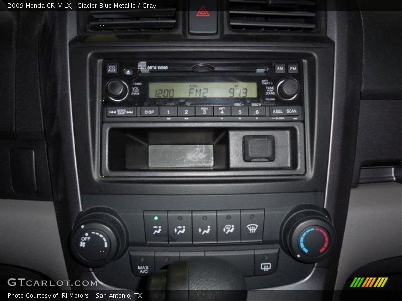 Glacier Blue Metallic / Gray 2009 Honda CR-V LX