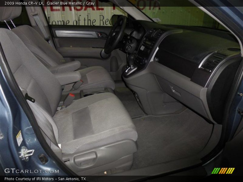 Glacier Blue Metallic / Gray 2009 Honda CR-V LX