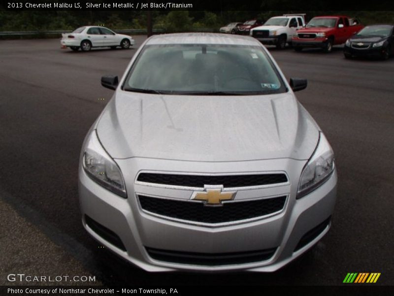 Silver Ice Metallic / Jet Black/Titanium 2013 Chevrolet Malibu LS