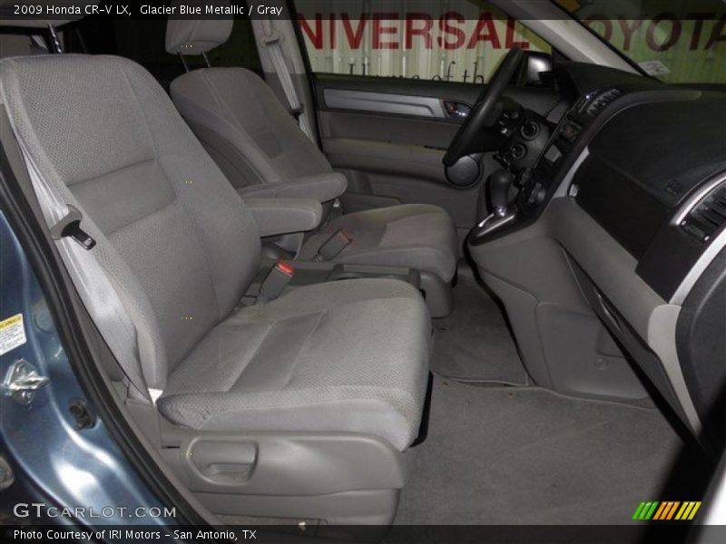 Glacier Blue Metallic / Gray 2009 Honda CR-V LX