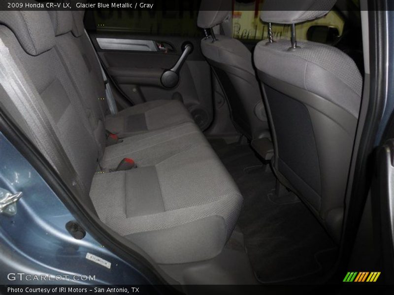 Glacier Blue Metallic / Gray 2009 Honda CR-V LX