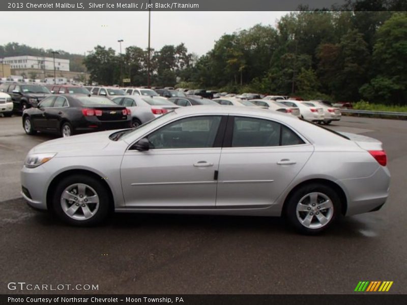 Silver Ice Metallic / Jet Black/Titanium 2013 Chevrolet Malibu LS