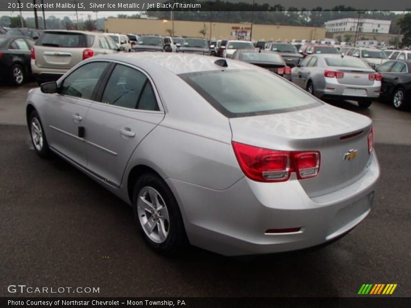 Silver Ice Metallic / Jet Black/Titanium 2013 Chevrolet Malibu LS