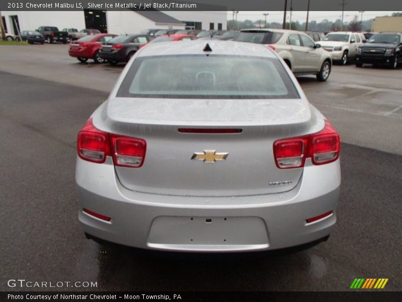 Silver Ice Metallic / Jet Black/Titanium 2013 Chevrolet Malibu LS
