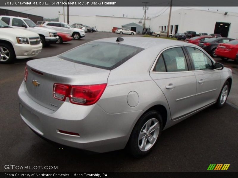 Silver Ice Metallic / Jet Black/Titanium 2013 Chevrolet Malibu LS