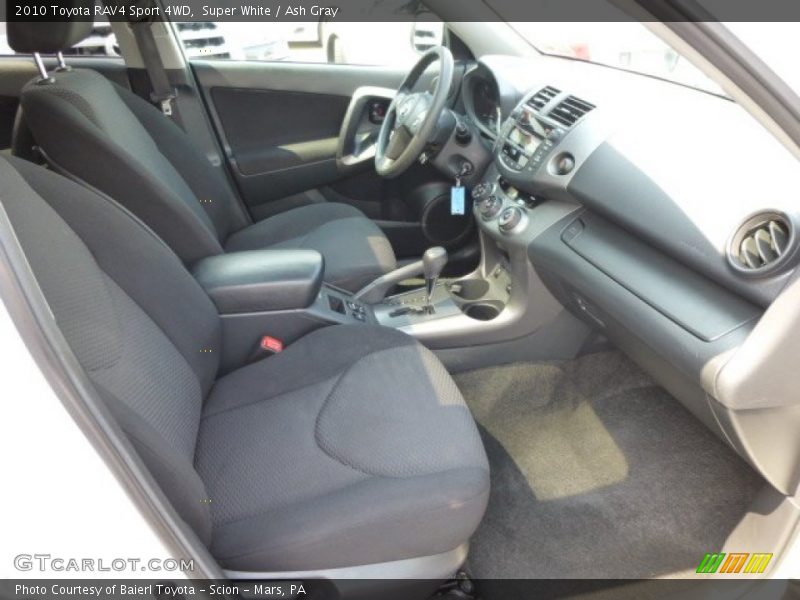 Super White / Ash Gray 2010 Toyota RAV4 Sport 4WD