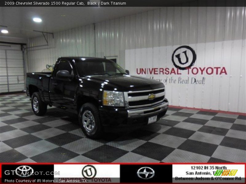 Black / Dark Titanium 2009 Chevrolet Silverado 1500 Regular Cab