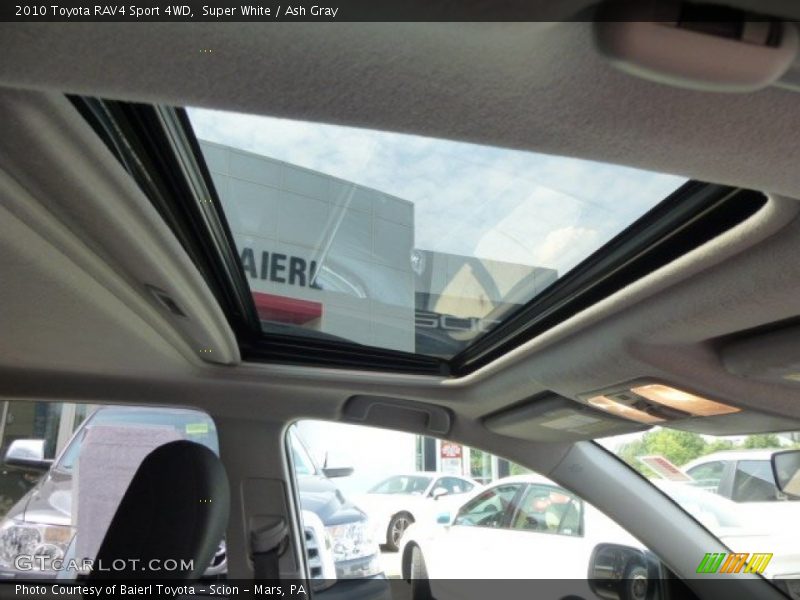 Super White / Ash Gray 2010 Toyota RAV4 Sport 4WD