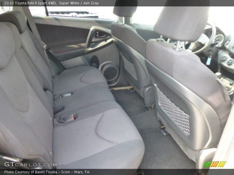 Super White / Ash Gray 2010 Toyota RAV4 Sport 4WD