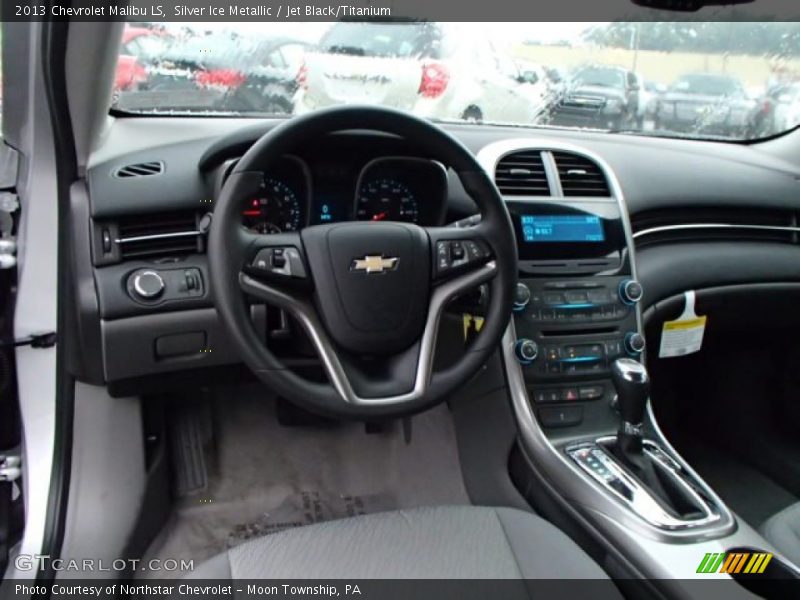 Silver Ice Metallic / Jet Black/Titanium 2013 Chevrolet Malibu LS