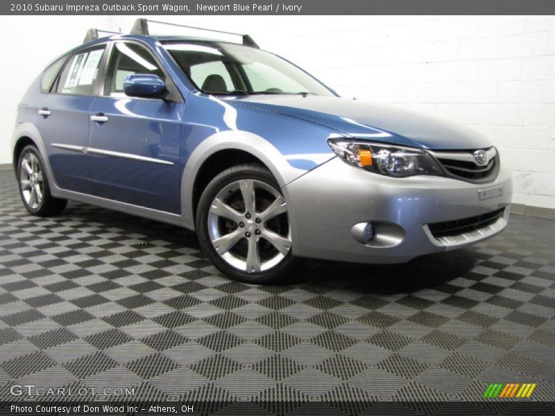 Newport Blue Pearl / Ivory 2010 Subaru Impreza Outback Sport Wagon