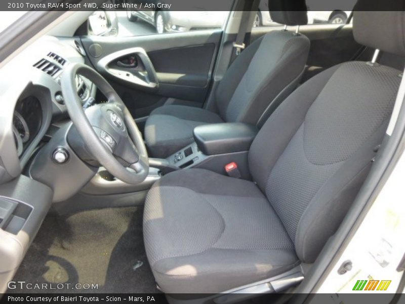 Super White / Ash Gray 2010 Toyota RAV4 Sport 4WD