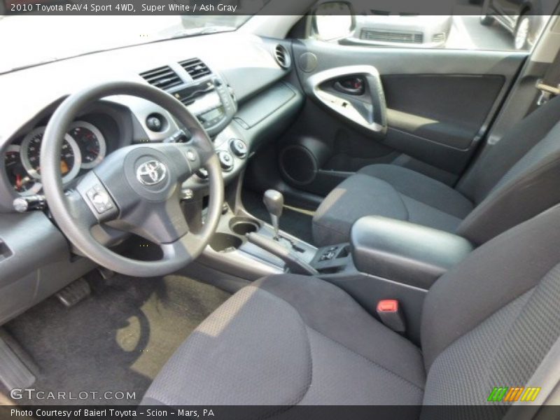 Super White / Ash Gray 2010 Toyota RAV4 Sport 4WD
