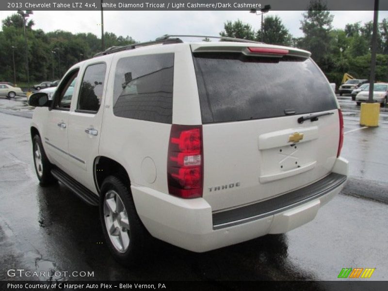 White Diamond Tricoat / Light Cashmere/Dark Cashmere 2013 Chevrolet Tahoe LTZ 4x4