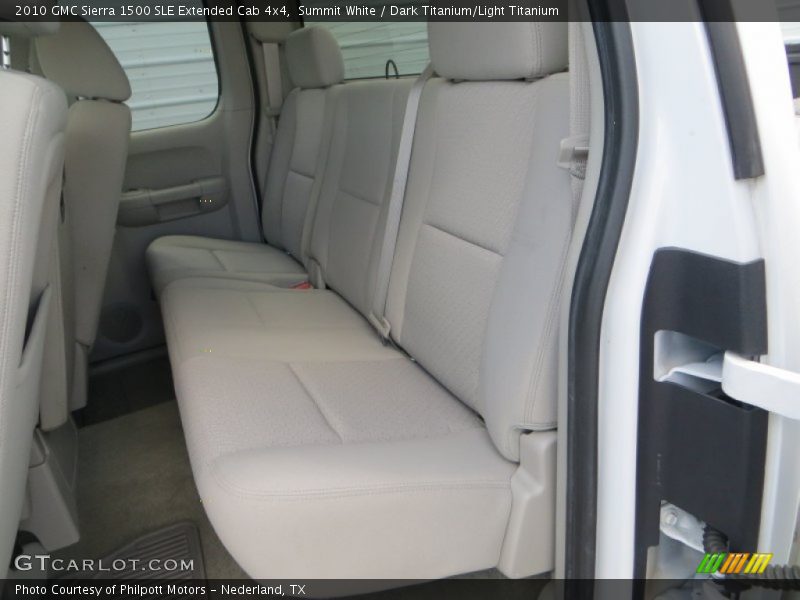 Summit White / Dark Titanium/Light Titanium 2010 GMC Sierra 1500 SLE Extended Cab 4x4