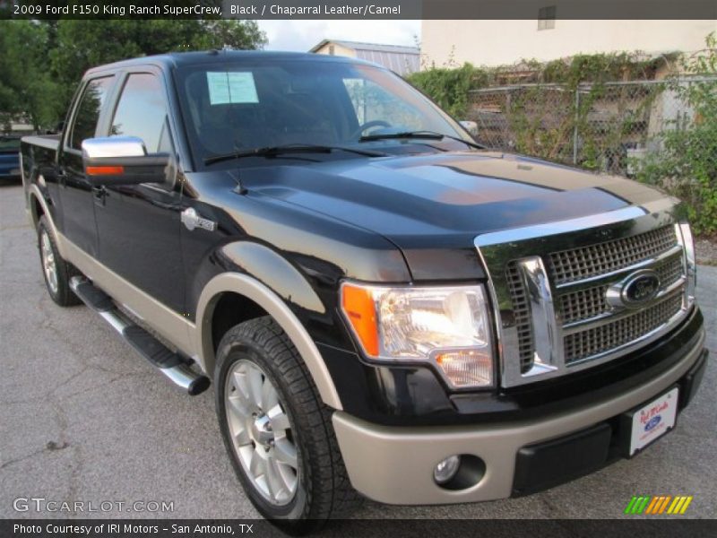 Black / Chaparral Leather/Camel 2009 Ford F150 King Ranch SuperCrew