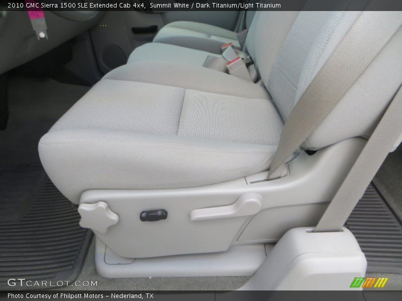Summit White / Dark Titanium/Light Titanium 2010 GMC Sierra 1500 SLE Extended Cab 4x4