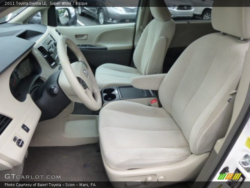 Super White / Bisque 2011 Toyota Sienna LE