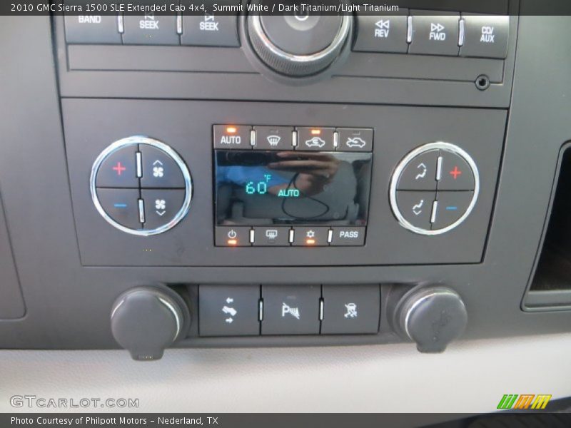 Summit White / Dark Titanium/Light Titanium 2010 GMC Sierra 1500 SLE Extended Cab 4x4