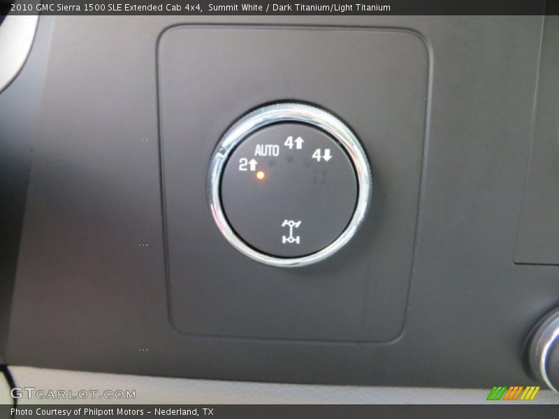 Summit White / Dark Titanium/Light Titanium 2010 GMC Sierra 1500 SLE Extended Cab 4x4