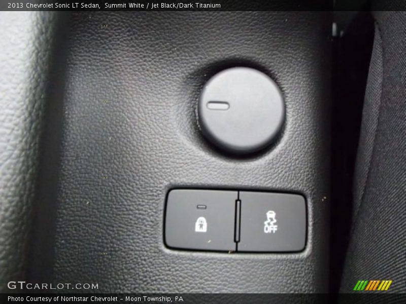 Summit White / Jet Black/Dark Titanium 2013 Chevrolet Sonic LT Sedan