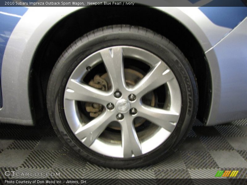 Newport Blue Pearl / Ivory 2010 Subaru Impreza Outback Sport Wagon