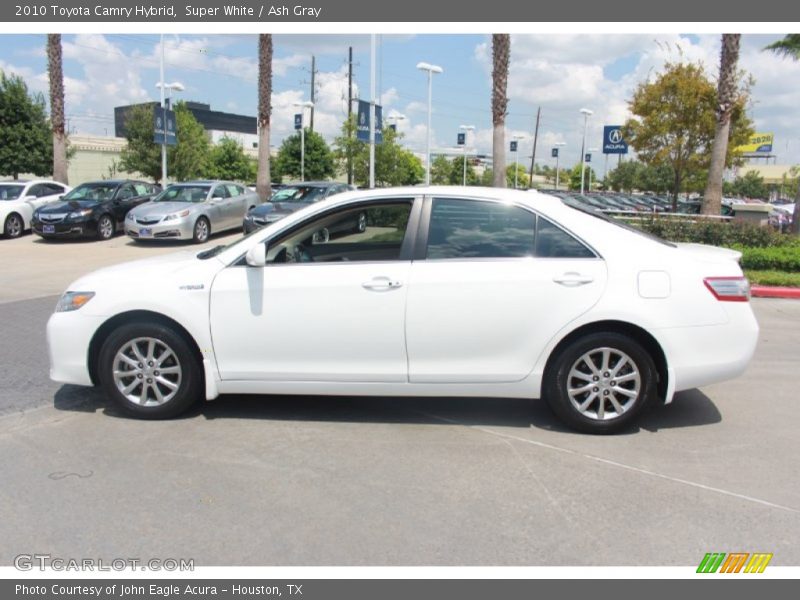 Super White / Ash Gray 2010 Toyota Camry Hybrid