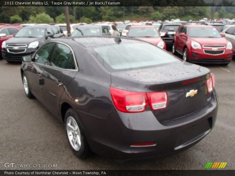 Taupe Gray Metallic / Jet Black/Titanium 2013 Chevrolet Malibu LS