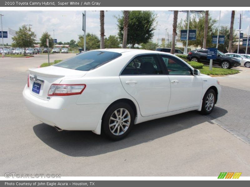 Super White / Ash Gray 2010 Toyota Camry Hybrid