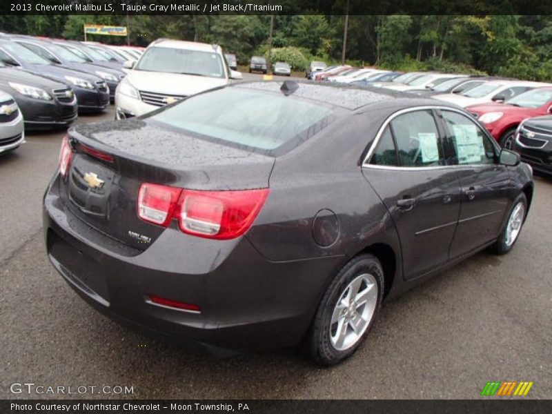 Taupe Gray Metallic / Jet Black/Titanium 2013 Chevrolet Malibu LS