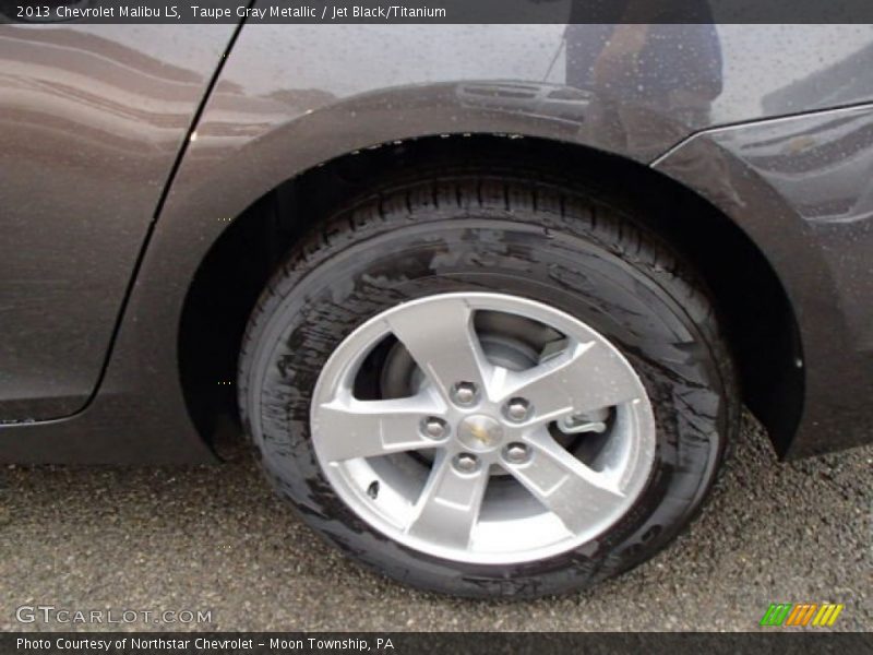 Taupe Gray Metallic / Jet Black/Titanium 2013 Chevrolet Malibu LS