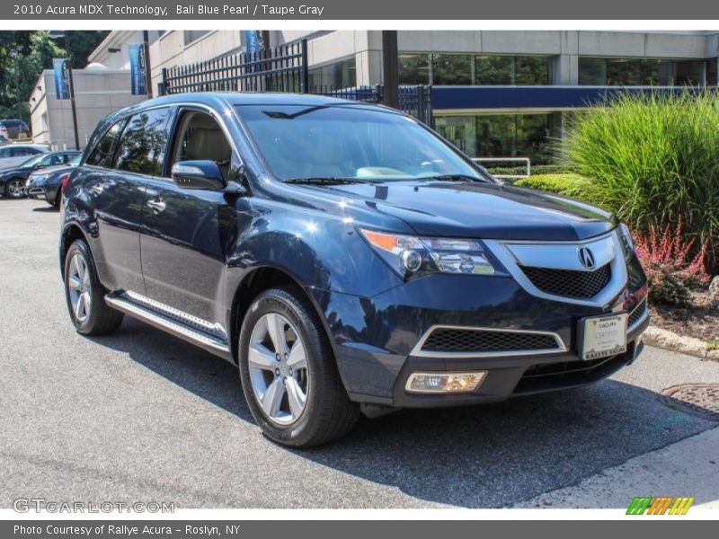 Bali Blue Pearl / Taupe Gray 2010 Acura MDX Technology