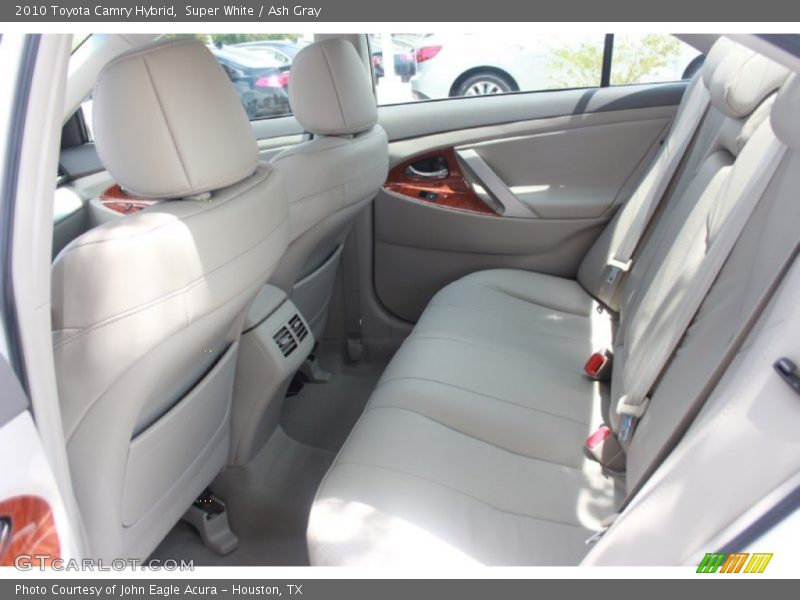Super White / Ash Gray 2010 Toyota Camry Hybrid