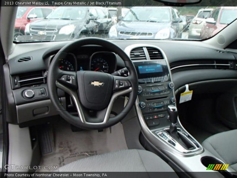 Taupe Gray Metallic / Jet Black/Titanium 2013 Chevrolet Malibu LS