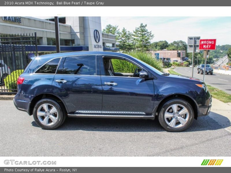 Bali Blue Pearl / Taupe Gray 2010 Acura MDX Technology