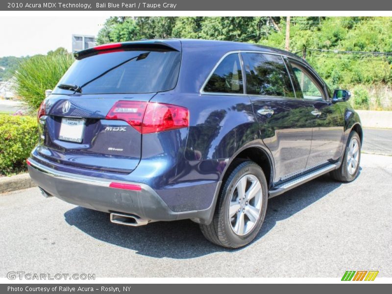 Bali Blue Pearl / Taupe Gray 2010 Acura MDX Technology