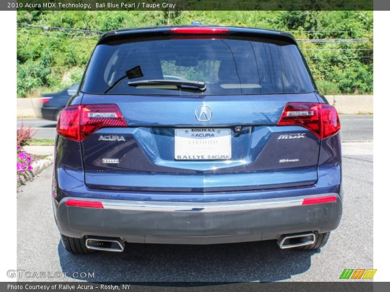 Bali Blue Pearl / Taupe Gray 2010 Acura MDX Technology