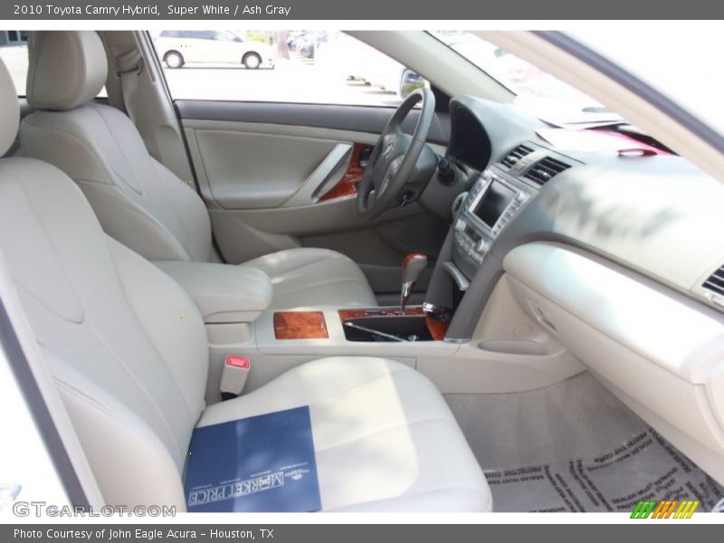 Super White / Ash Gray 2010 Toyota Camry Hybrid