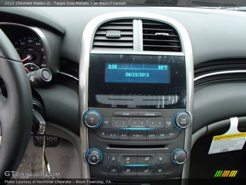 Taupe Gray Metallic / Jet Black/Titanium 2013 Chevrolet Malibu LS