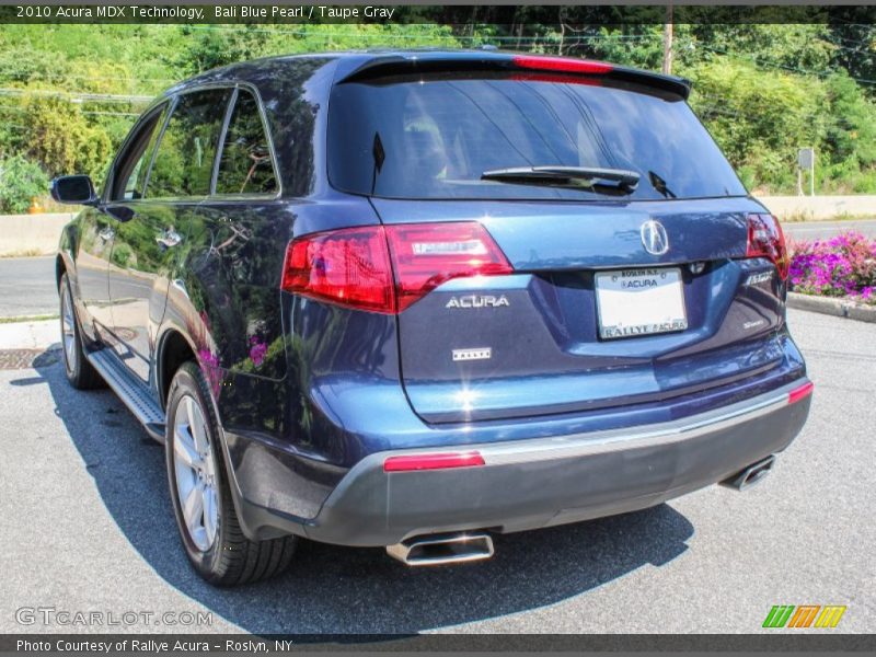 Bali Blue Pearl / Taupe Gray 2010 Acura MDX Technology