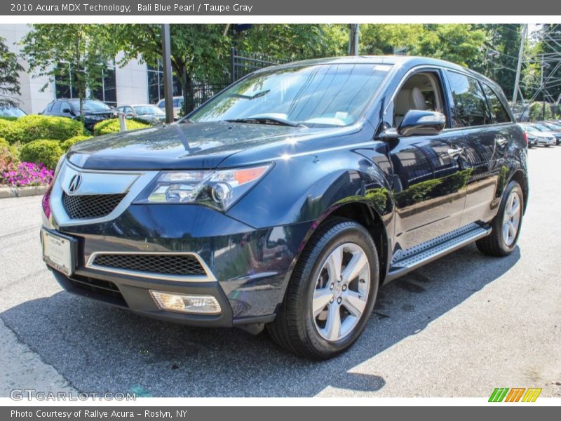 Bali Blue Pearl / Taupe Gray 2010 Acura MDX Technology