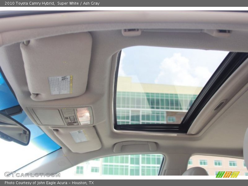 Super White / Ash Gray 2010 Toyota Camry Hybrid