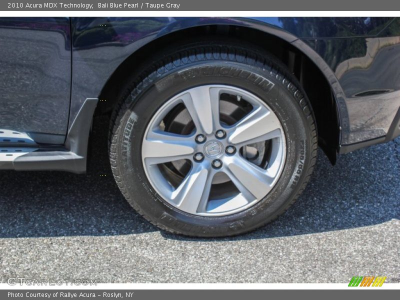 Bali Blue Pearl / Taupe Gray 2010 Acura MDX Technology