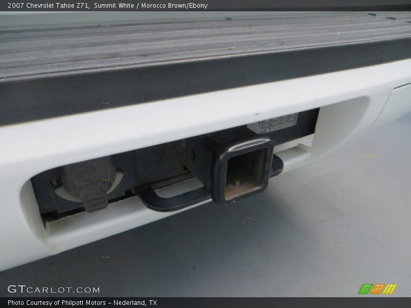 Summit White / Morocco Brown/Ebony 2007 Chevrolet Tahoe Z71