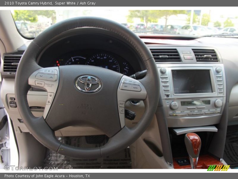Super White / Ash Gray 2010 Toyota Camry Hybrid