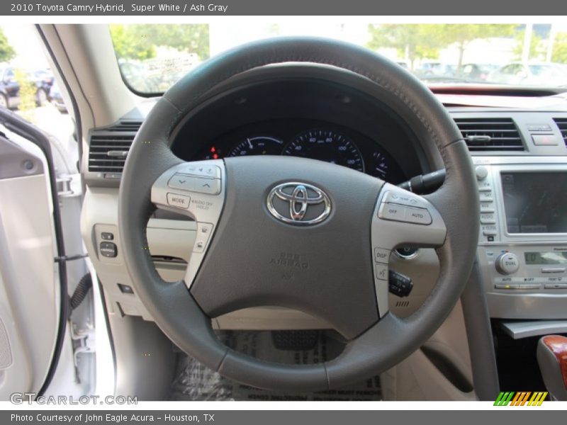 Super White / Ash Gray 2010 Toyota Camry Hybrid